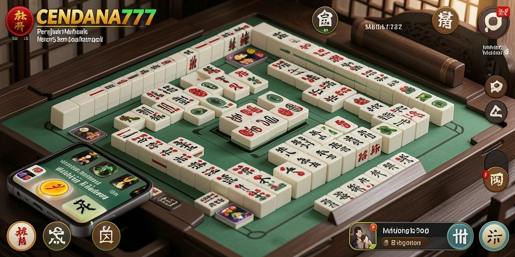 Screenshot gameplay CENDANA777 yang menampilkan pengalaman Mahjong yang mendebarkan.