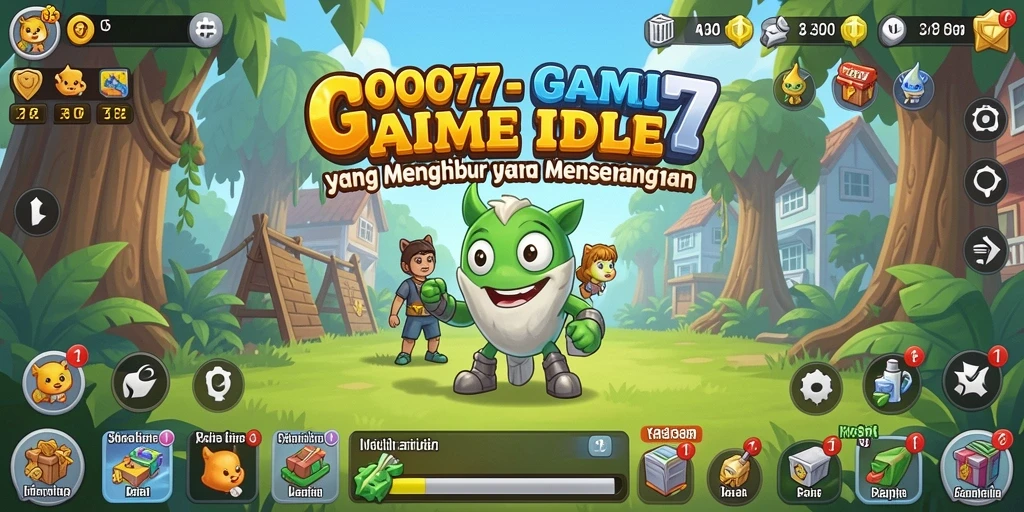 Tampilan gameplay seru dalam COO77 dengan perkembangan karakter yang menarik.