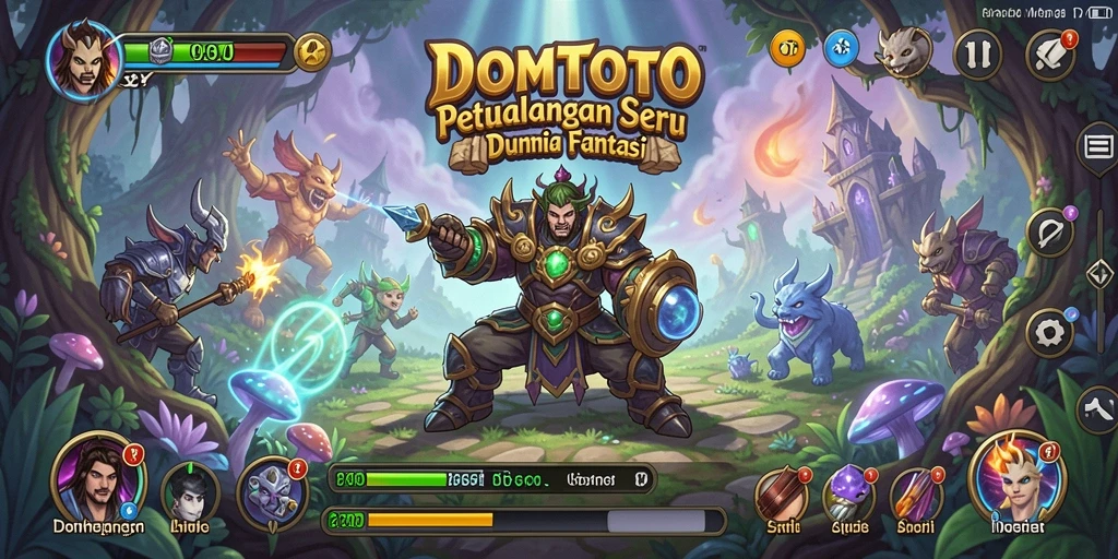 Gameplay menarik dalam dunia fantasi yang memukau.