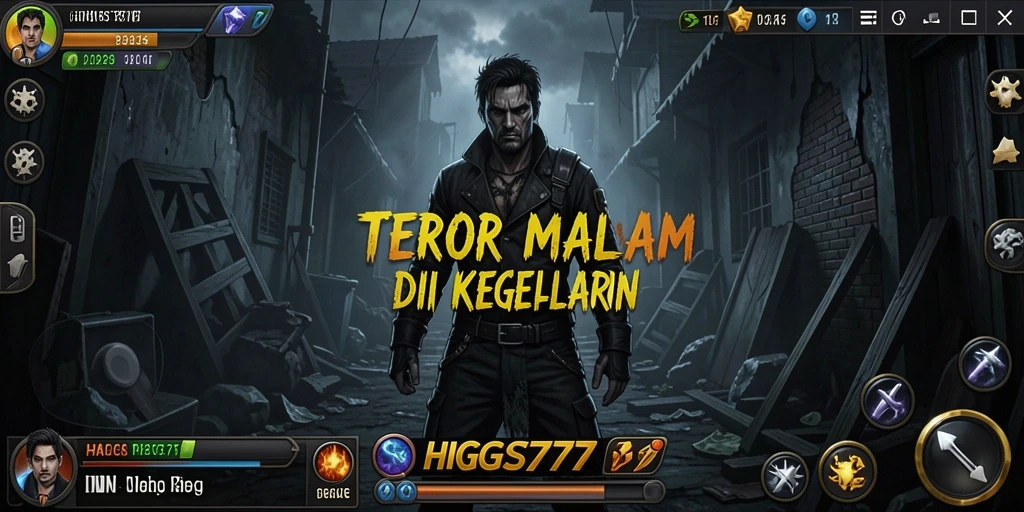 Gameplay HIGGS777 menunjukkan suasana Horror yang menakutkan.