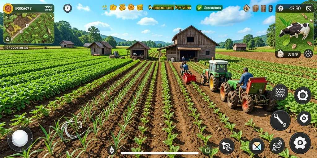 Gameplay pertanian yang menarik dan interaktif di INOVA77.