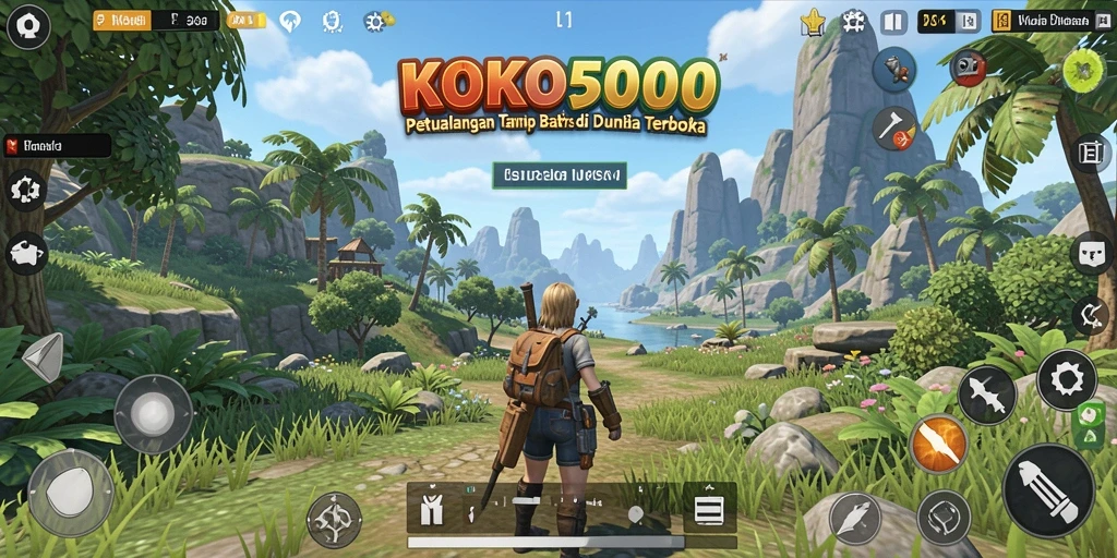 Tampilan gameplay menakjubkan di dunia terbuka KOKO5000.