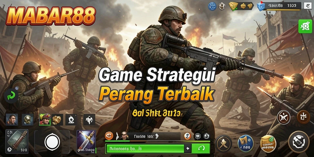 Tangkapan layar <strong>MABAR88</strong> menampilkan aksi intens dalam pertempuran strategi.