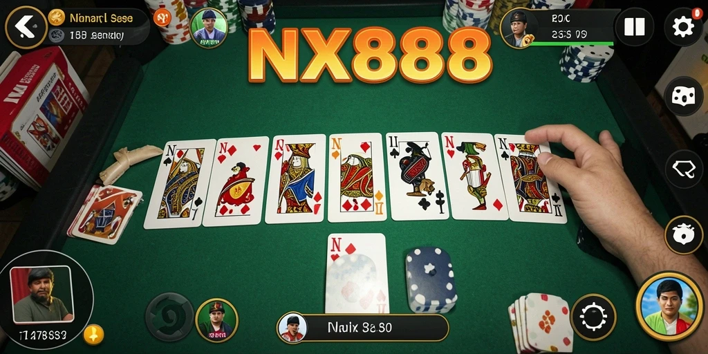 Tampilan gameplay NX888 yang menarik dan interaktif.