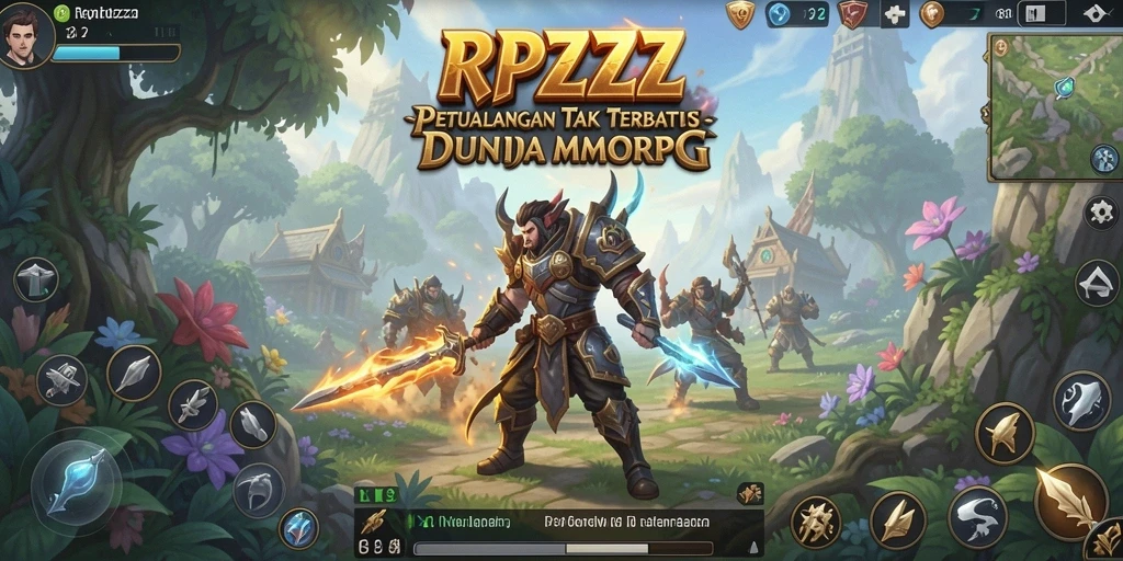 Gameplay intens RPG seru di dunia RPZZZ.