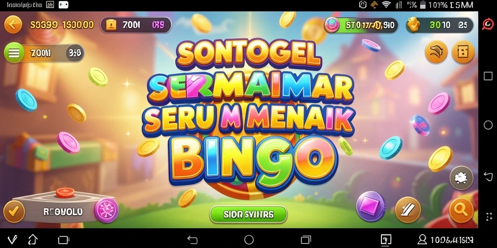 Tampilan menarik pada gameplay Bingo di SONTOGEL.