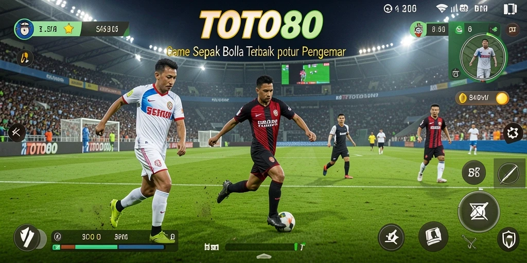 Tangkapan layar menunjukkan aksi mendebarkan dalam permainan sepak bola.